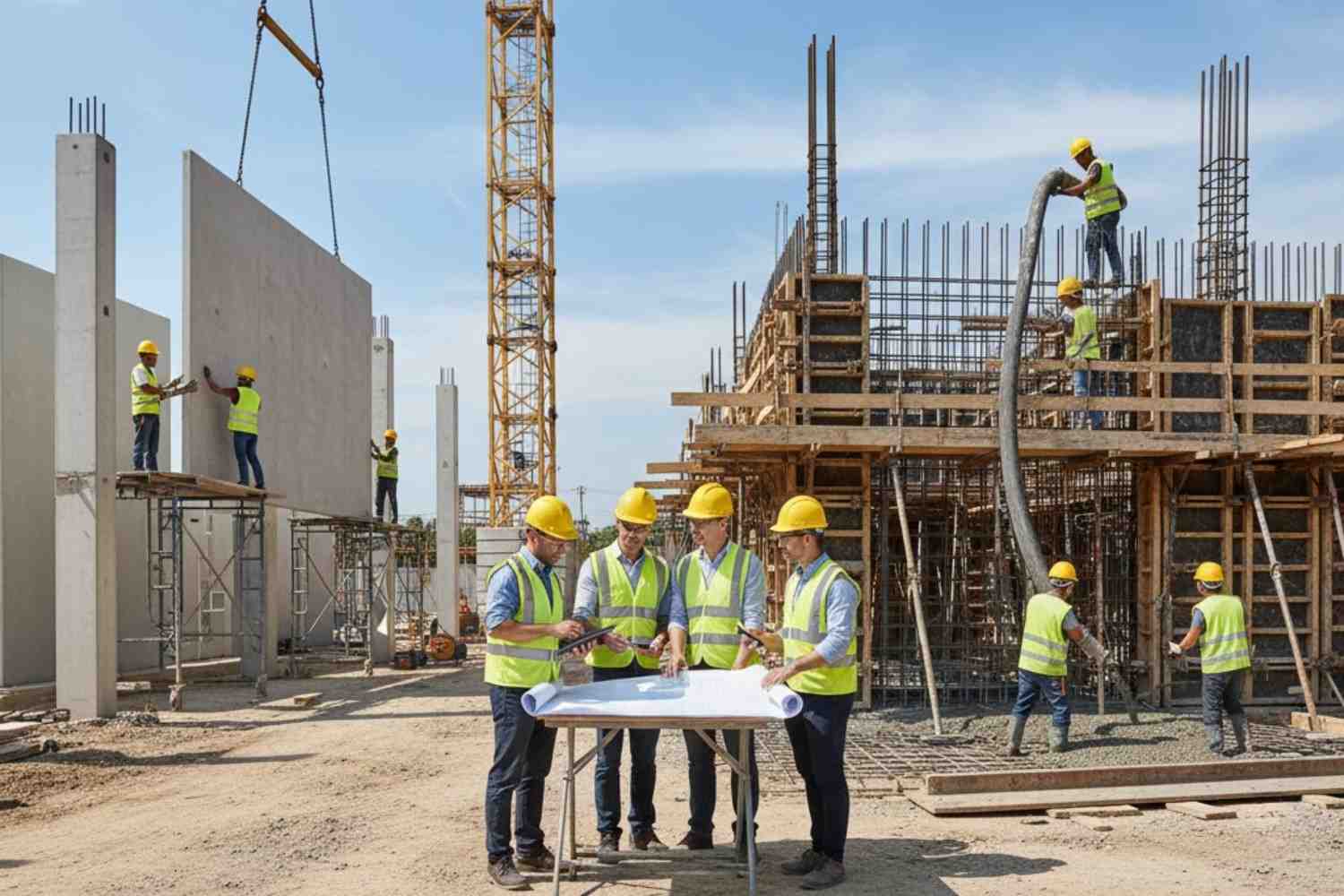 Precast and in-situ Construction